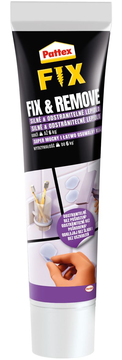 Lepidlo Pattex FIX & REMOVE