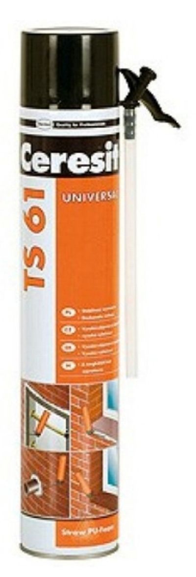 Foam CERESIT TS 61 PU WINTER, 750 ml, tubular