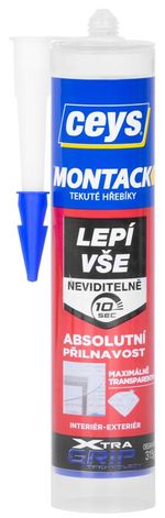 Adhesive Ceys MONTACK, GLUES EVERYTHING INVISIBLY, 315 g