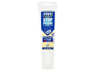 Silicone Ceys, anti-mold, transparent, 125 ml tube