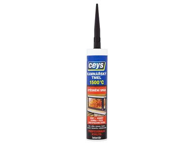 Tömítőanyag Ceys, kályha, fekete, 310 ml