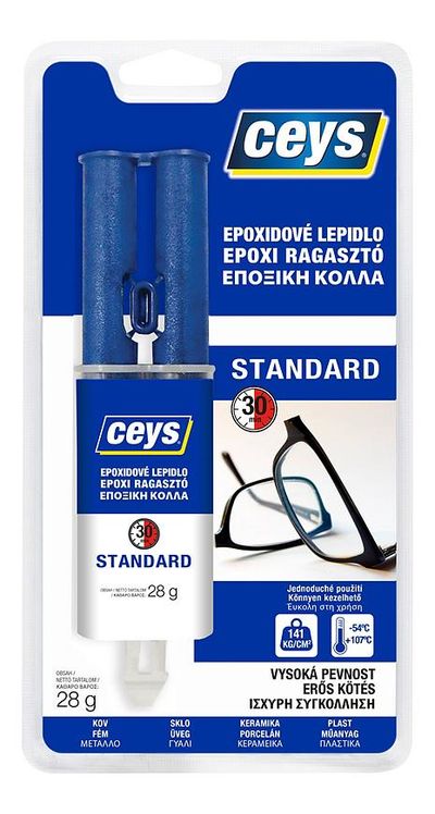Ragasztó Ceys EPOXICEYS, standard fecskendős, 28 g