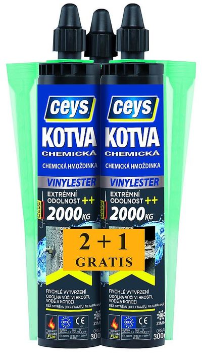Vegyi dübel Ceys, Vinilészter, 2+1 ingyen