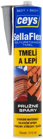 Sealant Ceys SellaFlex Polyurethane, grey, 310 ml