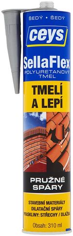 Sealant Ceys SellaFlex Polyurethane, grey, 310 ml