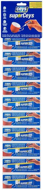 Ragasztó Ceys Superceys, pillanatragasztó, 10x3 g bliszter, csomag 10 db
