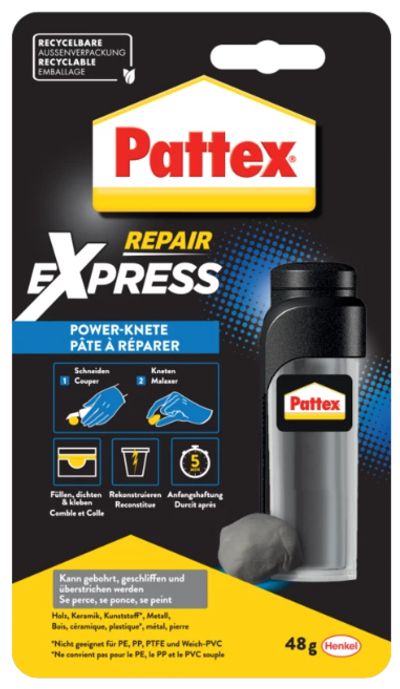 Ragasztó Pattex® Repair Express Metal, Javítóanyag, 48 g