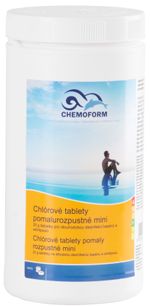Tabletta Chemoform 3601, 20 g, klóros, lassan oldódó, csomag 1 kg