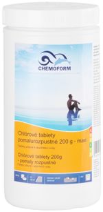 Tabletta Chemoform 5601, 200 g, klóros, lassan oldódó, csomag 1 kg
