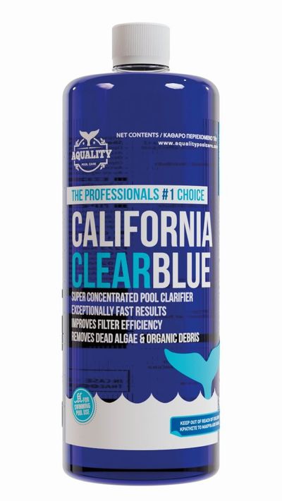 Készítmény California Clear Blue, medencéhez, 1 liter