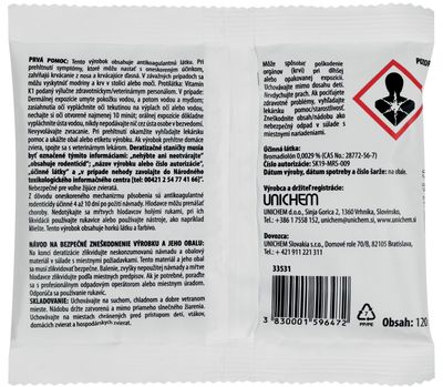 Csali RATIMOR® Bromadiolon pellets, 120 g, granullát