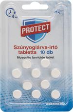 Tablety proti komárom PROTECT, larvicídne, 10 tabliet
