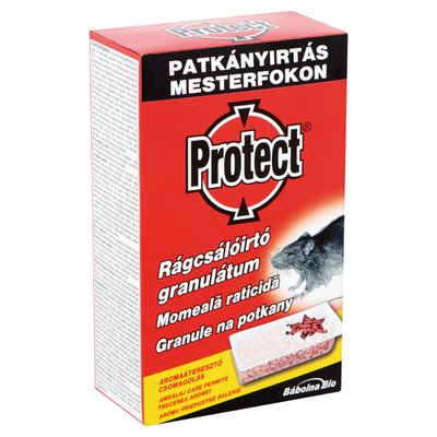 Granulátum PROTECT, patkányok ellen, 2x75 g tálca (150 g)