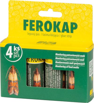 Moľolapka FEROKAP, na potravinové mole, lepový pás, bal. 4ks