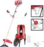 Bozótvágó Worcraft GT65-430, 2,2 kW, tartozékokkal, REZGÉSCSILLAPÍTÓ FUNKCIÓ