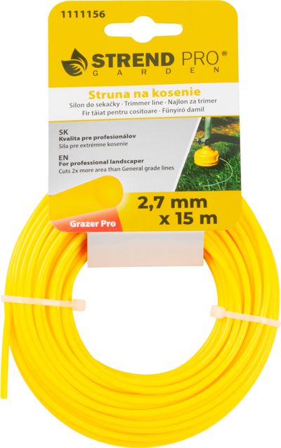 Damil kaszáláshoz Grazer Pro 2,7 mm, H-15 m, kerek