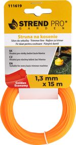 Trimmer Line Golden Economy, 1.3 mm, L-15 m, HEX profile