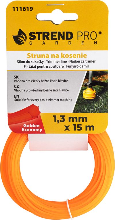 Golden Economy fűnyíró damil 1,3 mm, 15 m, Hex