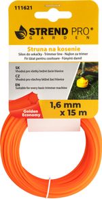 Trimmer line for lawnmowers 1,6mm, 15m, Strend Pro, HEX, hobby