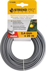 Silon na kosenie Alulon ADQ 2,4 mm, L-20 m, hranatý