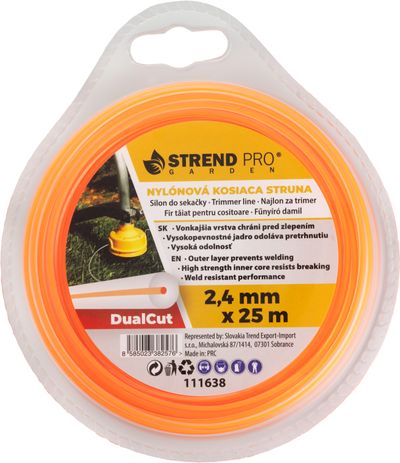 Trimmer Line 2,4 mm L-20m Strend Pro, round nylon