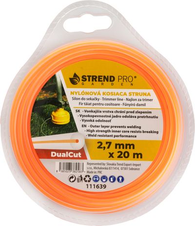 Trimmer Line 2,7 mm L-20m Strend Pro, round nylon