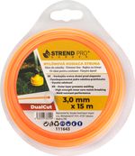 Trimmer Line DualCut DBR, 3.0 mm, L-15 m, round profile