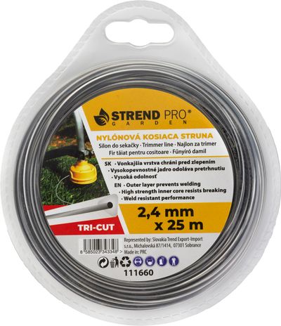 TriCut fűnyíró damil 2,4 mm, 25 m, Trigon