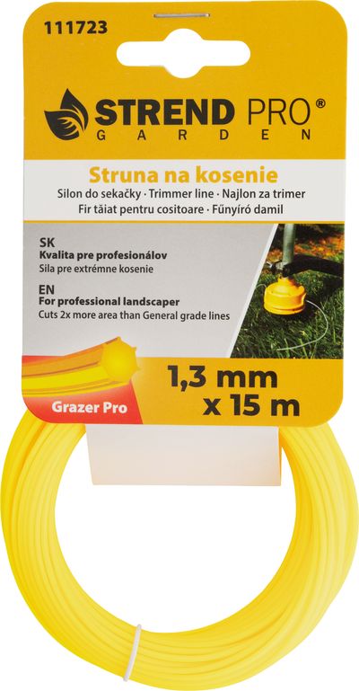 Silon na kosenie Grazer Pro Hepta 1,3 mm, L-15 m, HEX