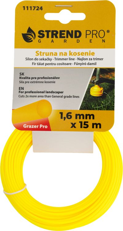 Silon na kosenie Grazer Pro 1,6 mm, L-15 m, okrúhly