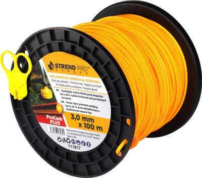 ProCom Plus fűnyíró damil 3,0 mm, szögletes, Spool 100 m