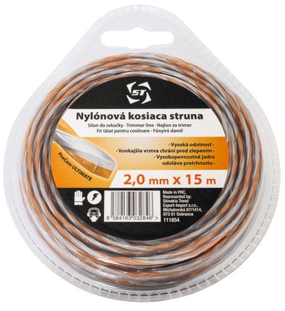 Trimmer Line ProCom Ultimate 2,0 mm, square, L-15 m