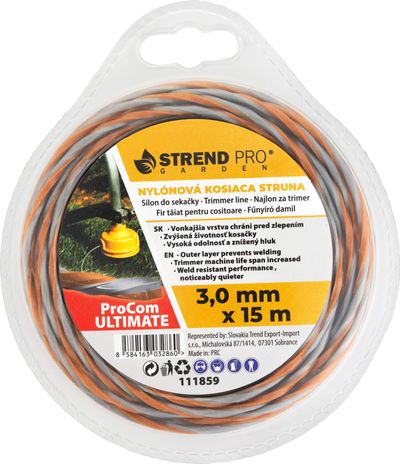 ProCom Ultimate fűnyíró damil 3,0 mm, szögletes, L-15 m