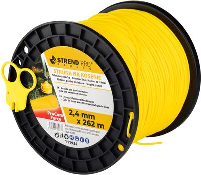 Trimmer line 2,40mm L-262m Strend Pro, round, professional