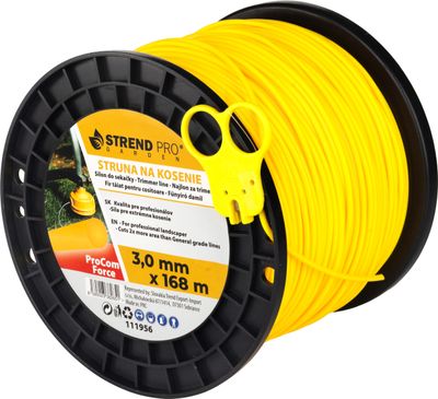 Trimmer line 3,00mm L-168m Strend Pro, round, professional