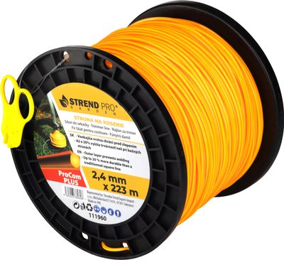ProCom Plus fűnyíró damil 2,4 mm, szögletes, Spool 223 m