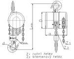Hoist Brano Z 100-1 3.2 t, 3.0 m, chain