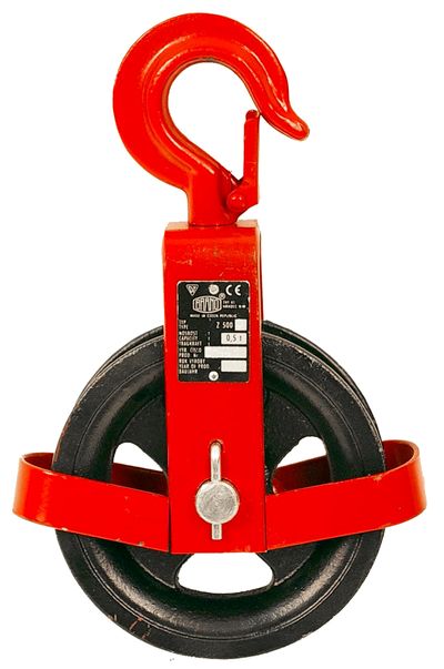 Hook Pulley 0,5 ton Brano, with protector
