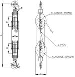 Hoist Brano K11 1.0 t, general purpose, for hemp ropes