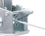 Naviják Strend Pro HW-100-800, račňový, ručný, oceľové lano L-10 m/4.8 mm, max. 800 kg