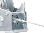 Winch Strend Pro HW-100-800, ratchet, manual, steel rope L-10 m/4.8 mm, max. 800 kg