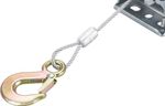 Winch Strend Pro HW-100-400, ratchet, manual, steel rope L-8 m/4.5 mm, max. 400 kg
