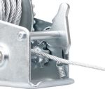 Csörlő Strend Pro HW-100-400, racsnis, kézi, acélkötél L-8 m/4.5 mm, max. 400 kg
