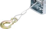 Winch Strend Pro HW-100-1350, ratchet, manual, steel rope L-10 m/5 mm, max. 1350 kg