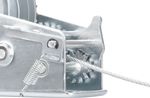 Winch Strend Pro HW-100-1350, ratchet, manual, steel rope L-10 m/5 mm, max. 1350 kg