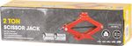 Jack T10202, 2 tons, 90-380 mm, scissor, for car
