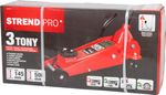 Jack T83502, 3 tons, 150-490 mm, trolley, for car