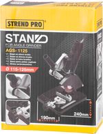 Stojan Strend Pro AGS-1125, držiak na uhlovú brúsku 115/125 mm
