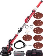 Sander Worcraft DS09-215, 900W, 215 mm, for drywall, with bag, LED light