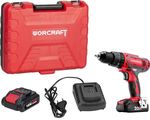 Screwdriver Worcraft CD-20LiH, 20V, 2x Li-ion 2.0Ah, Set in a case